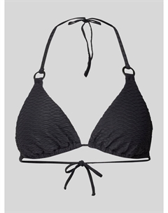 Треугольный верх бикини с ромбовидной структурой, черный Marc o'polo