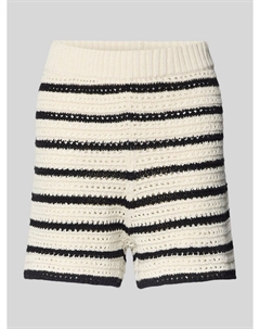 Бермуды с эластичным поясом модель 'Heinke', кремовый Edited