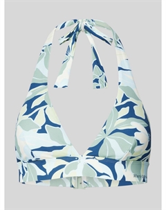 Верх бикини с этикеткой-принтом, темно-синий Marc o'polo