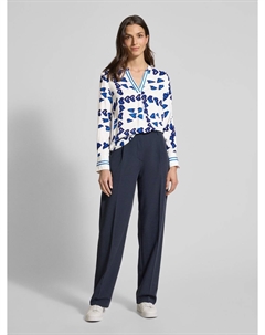 Туника прямого кроя с рукавами-фонариками, белый Emily van den bergh