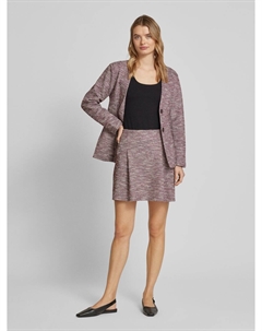 Мини-юбка со складками модель «КЕЙТ», розовый Ichi