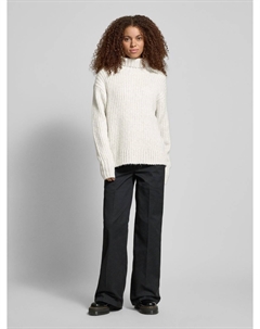 Вязаный свитер с водолазкой модель «Элвина», антрацит Weekday