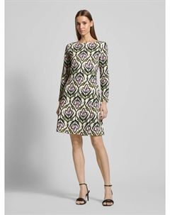 Платье длиной до колена с вырезом лодочкой, модель 'RAMPUR', зеленый Weekend max mara