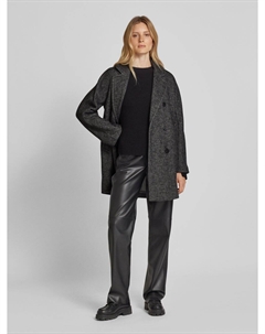 Пальто с тканым узором, черный Marc o'polo