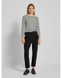 Брюки из ткани с французскими карманами модель «Easy Chic», черный Mac