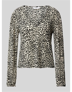 Блузка прямого кроя с эффектом жатости, модель «LIN», кремовый Mango