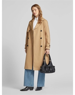 Тренчкот с поясом на талии, коричневый Comma,