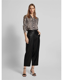 Брюки из ткани с французскими карманами модель «Маруто», черный Opus