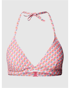 Верх бикини с узором по всей поверхности, розовый Esprit