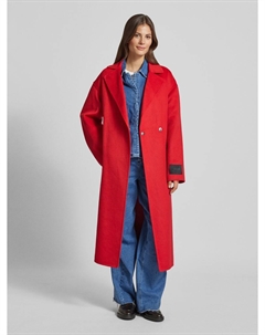 Пальто с воротником-лацкан и содержанием шерсти, модель «Macllara», красный Hugo