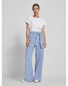 Брюки из ткани с полосатым узором модель «MAYA» Object