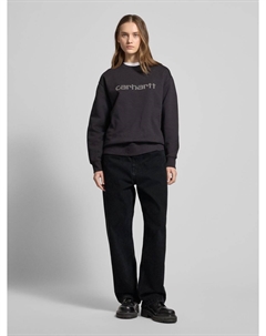 Джинсы свободного кроя с пятью карманами, модель «Брэндон», черный Carhartt work in progress