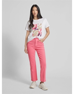 Джинсы прямого кроя с пятью карманами, розовый Comma casual identity