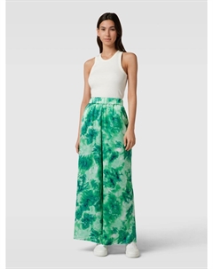 Брюки со сплошным узором, модель «Сумай», зеленый Object