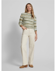 Вязаный свитер с ребристыми манжетами Mango