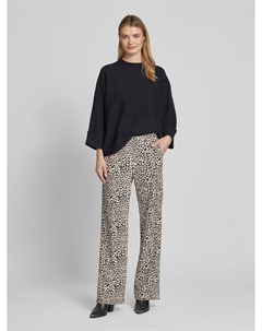 Брюки прямого кроя с эластичным поясом, модель «Кьяра», бежевый Mac