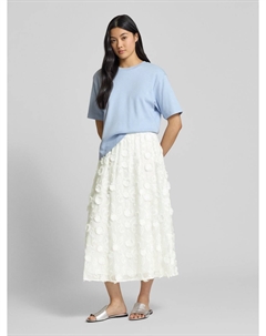 Юбка миди с эластичной резинкой на поясе, модель «Саки», кремовый Joop