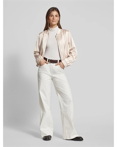 Блейзер с воротником-стойкой, песочный Comma,