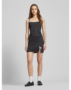 Мини-юбка с бантом, модель «ЗИТА», черный Noisy may