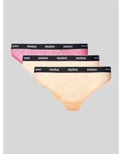 Трусы с эластичной резинкой на поясе в упаковке 3 шт, розовый Hugo