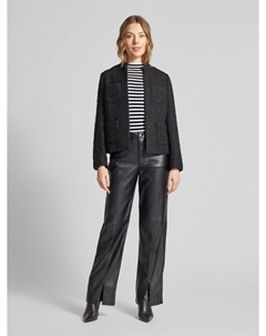 Вязаный свитер с высоким воротом модель «Кира», черный Joop