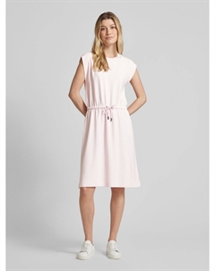 Платье из джерси длиной до колена в простом дизайне, розовый Comma casual identity