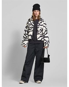 Куртка-дождевик свободного кроя с узором по всей поверхности, модель «BETTY», кремовый Only