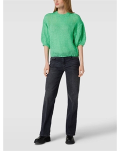 Вязаный свитер с рукавами 3/4 модель «Dreamy», зеленый Pom amsterdam