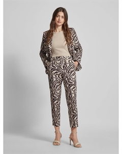 Брюки с анималистичным принтом, бежевый Joop