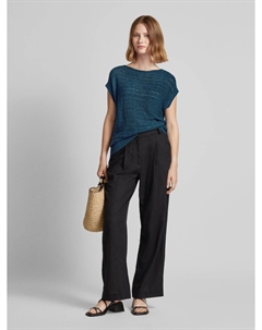 Вязаный топ с вырезом-лодочкой Zero