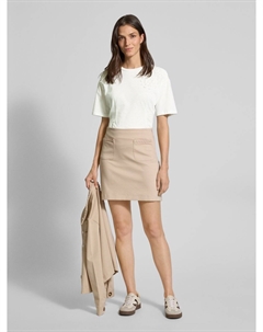 Футболка с декоративной отделкой модель 'NABIA', кремовый Ichi