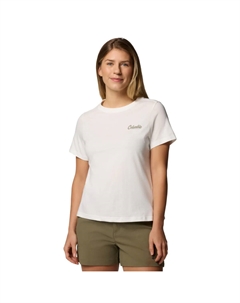 Rolling Bend Женская футболка, кремово-белый Columbia