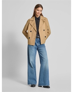 Куртка с прорезными карманами, коричневый Comma,