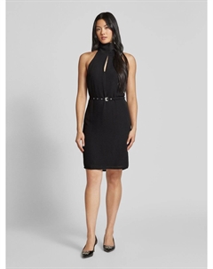 Платье длиной до колена с американской проймой, модель «Киреле», черный Hugo