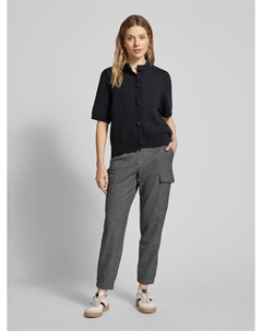 Брюки карго с карманами модель «Рахель», антрацит Mac