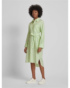 Платье-рубашка с поясом-завязкой Esprit