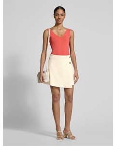 Мини-юбка с фактурным рисунком модель «КЕЙТ», кремовый Ichi