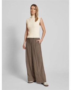 Свитер с воротником-стойкой, бежевый Mango