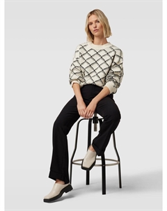 Брюки с эластичным поясом модель «Белла», черный Mac