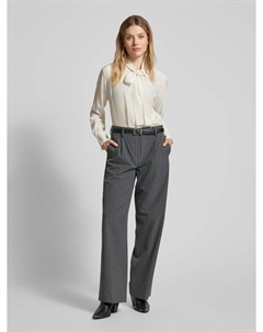 Брюки из ткани с французскими карманами модель «Чаджа», антрацит Mac