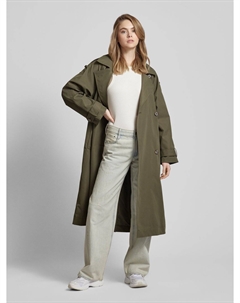 Тренчкот с поясом-завязкой, оливковый Tom tailor denim