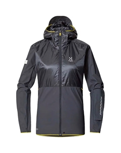 Женская куртка L.I.M Tempo Trail Mimic Hood, темно-серый Haglöfs