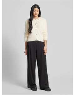 Кардиган с круглым вырезом, экрю Zero