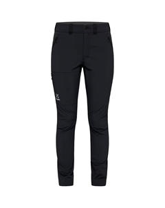 Женские брюки Morän Softshell Slim, чёрный Haglöfs