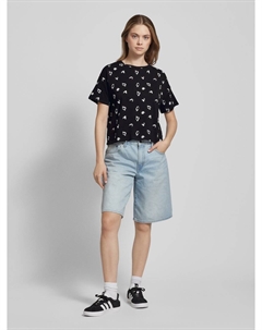 Футболка с рисунком по всей поверхности, фиолетовый Qs