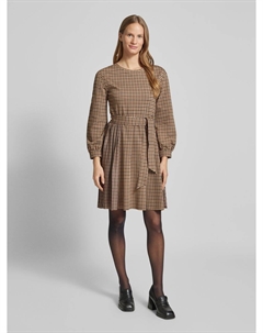 Платье длиной до колена с поясом на талии, модель «VETTA», песочный Weekend max mara