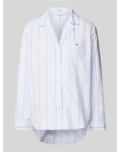 Верх пижамы с вышитым логотипом, синий Tommy hilfiger