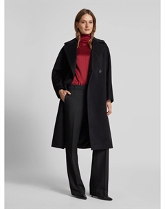 Блузка прямого кроя с добавлением шелка и воротником-стойкой, модель «МАРАТ», бордовый Max mara studio