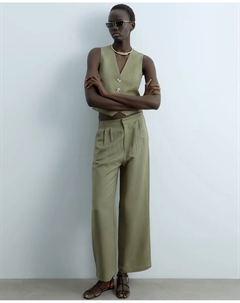 Однотонный трикотажный топ, цвет Kaki Сфера