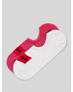 Носки с этикеткой в ​​упаковке по 2 шт, розовый Hugo